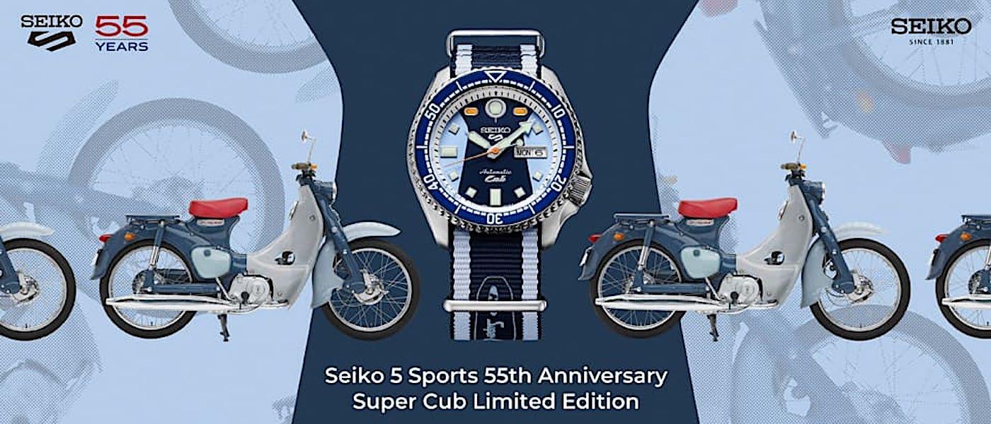 SEIKO第三款HONDA本田小狼联名表 5 Sports系列化身经典摩托车