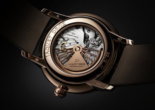 雅克德罗JAQUET DROZ跳秒大秒针腕表搭载JAQUET DROZ 2695SMR自动上链机械机芯