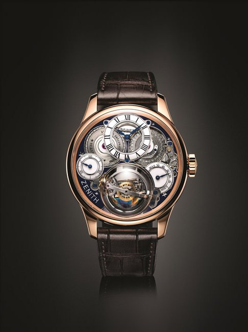 Academy Christophe Colomb Hurricane Grand Voyage II 腕表，采用全手工制作机芯的金质组件包括微雕工艺和微绘工艺，全球限量发行10枚