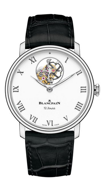 Villeret 12天动力一分钟飞行陀飞轮腕表展现宝珀制表工艺的精湛至臻