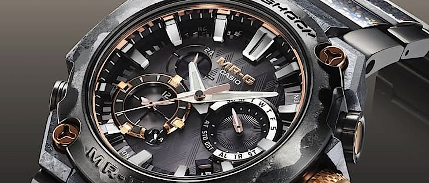 G-SHOCK以武士刀为灵感的顶级MR-G系列续推新作 日本专业刀匠与艺术大师共同挹注绝顶工艺