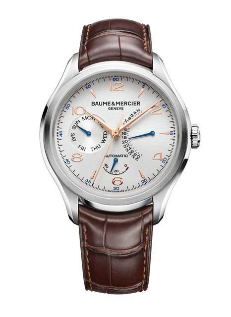 名士表 Baume & Mercier 克里顿系列逆跳日期自动腕表