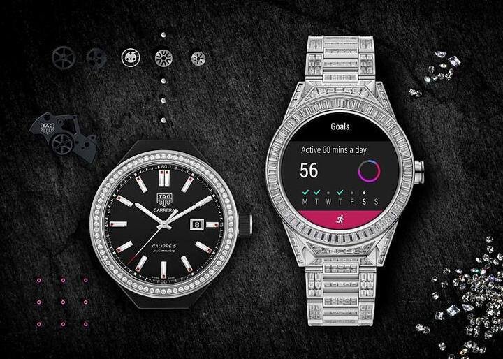 智能表一般与科技、周期性产品的印象连结，不过TAG HEUER的Connected Modular 45不仅通过Swiss Made的标准，更藉由镶满钻石的表体，将智慧表升华至收藏家高级表的领域