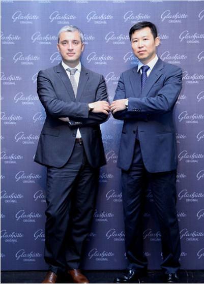（左）格拉苏蒂全球副总裁Dieter Pachner （右）格拉苏蒂中国区品牌经理汪久峰