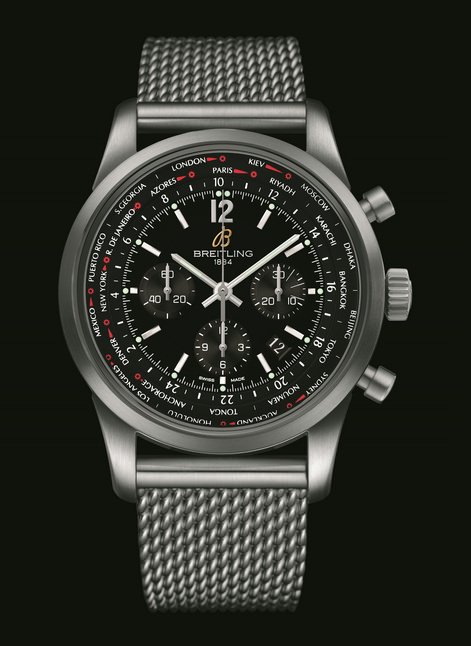 百年灵 Breitling 越洋世界时间飞行员计时腕表（Breitling Transocean Unitime Pilot）