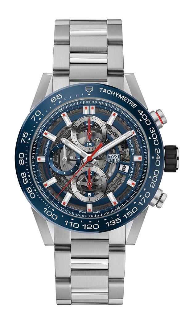 For Him：泰格豪雅Carrera卡莱拉系列Heuer 01计时码表