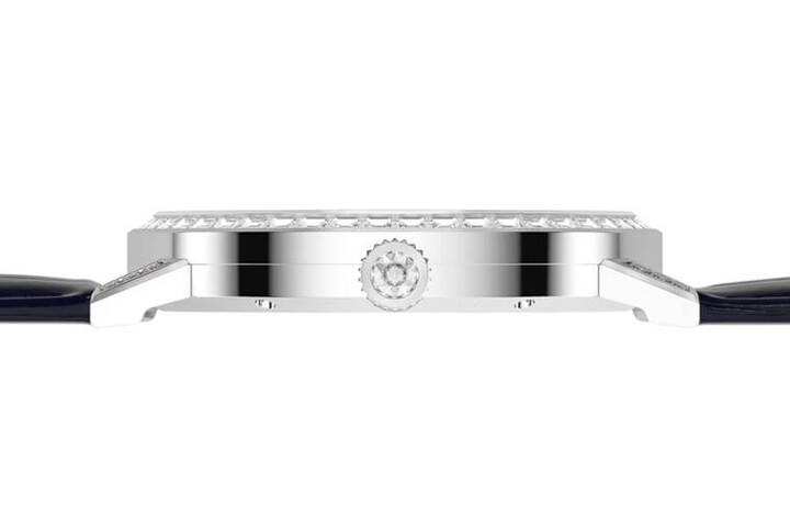 全新PIAGET Altiplano系列砂金石面盘飞行陀飞轮限量款镶钻腕表，整体厚度仅7.35毫米
