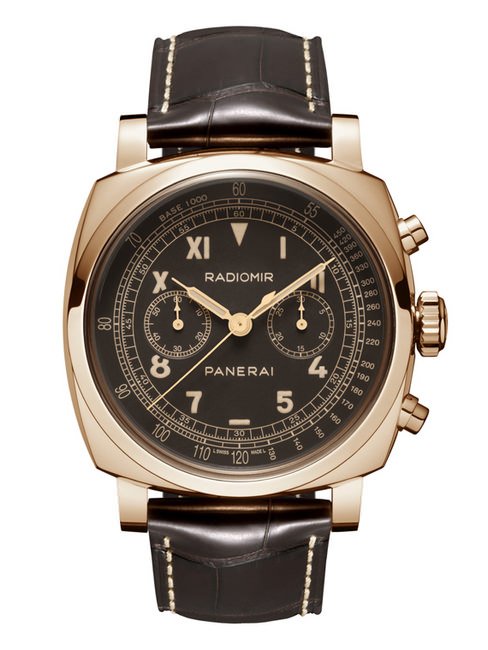  Radiomir 1940Chronograph 45毫米红金计时腕表（限量100只）