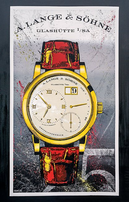 街头艺术家Jakub Hortig以喷漆绘画出一幅大型LANGE 1作品