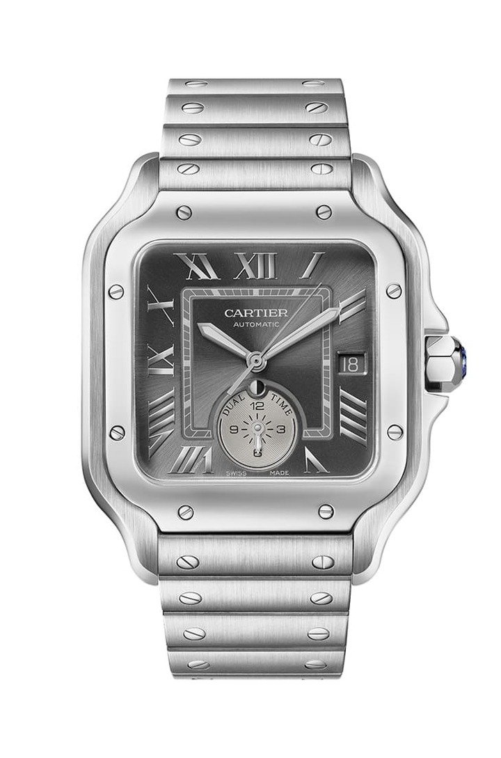 Santos de Cartier Dual Time大型款