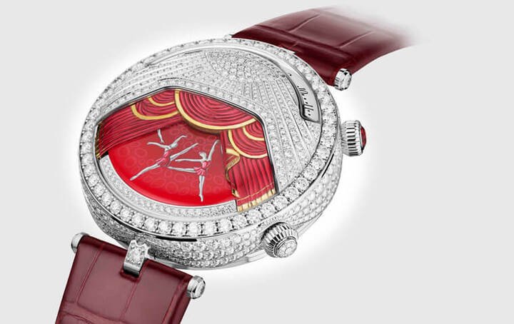 三款Lady Arpels Bal ler ines Musicales分别诠释着名芭蕾舞剧《珠宝》的不同章节