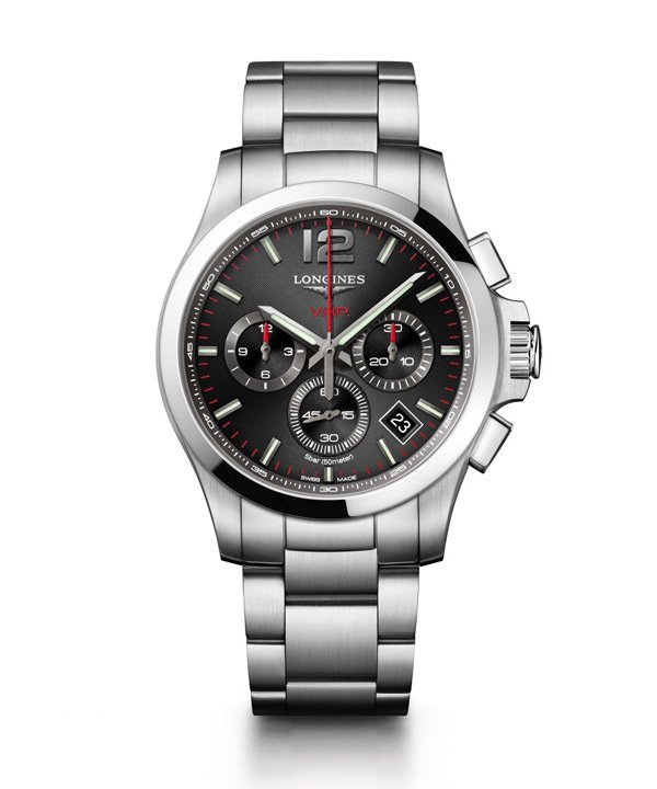 Longines 浪琴表征服者系列V.H.P.计时秒表（碳纤维面盘）