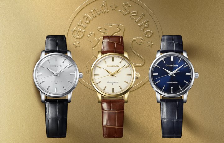 三款GRAND SEIKO复刻表拥有令人赞叹的纤薄、效率与精准性，表壳厚度仅10.9mm，72 小时动力储存，精准度日差+5～–3秒