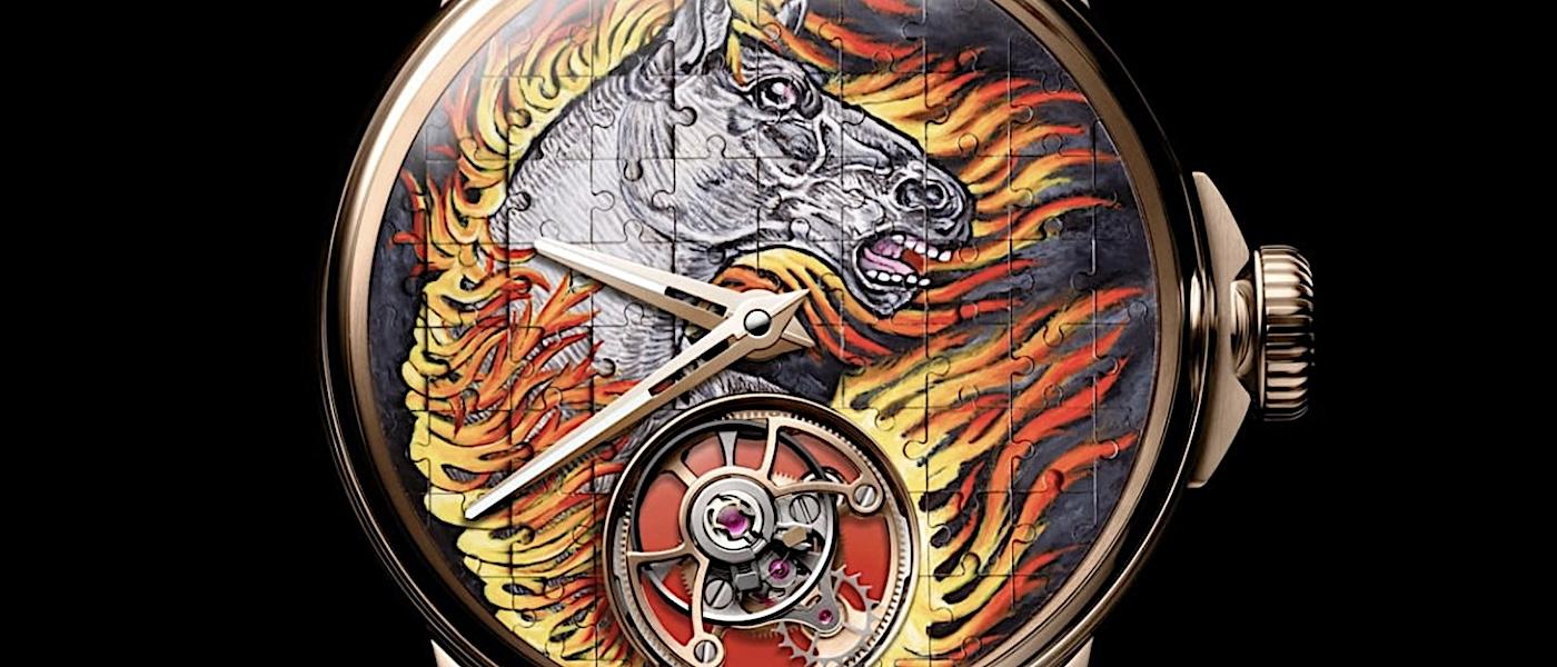 全球仅一只！500 万 LOUIS MOINET"火马" 拼图陀飞轮，引爆 2026 生肖表话题