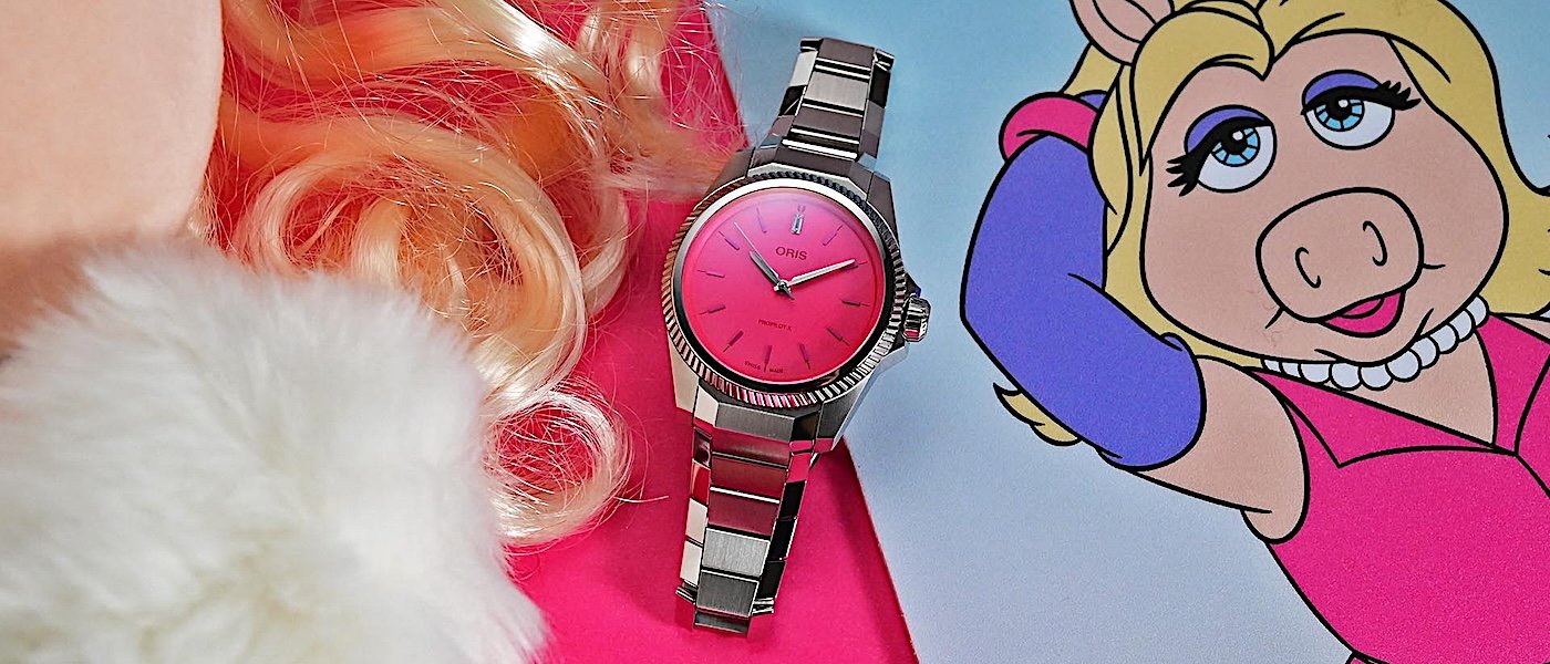在科米蛙之后，猪小姐也来了！ORIS ProPilot X Miss Piggy