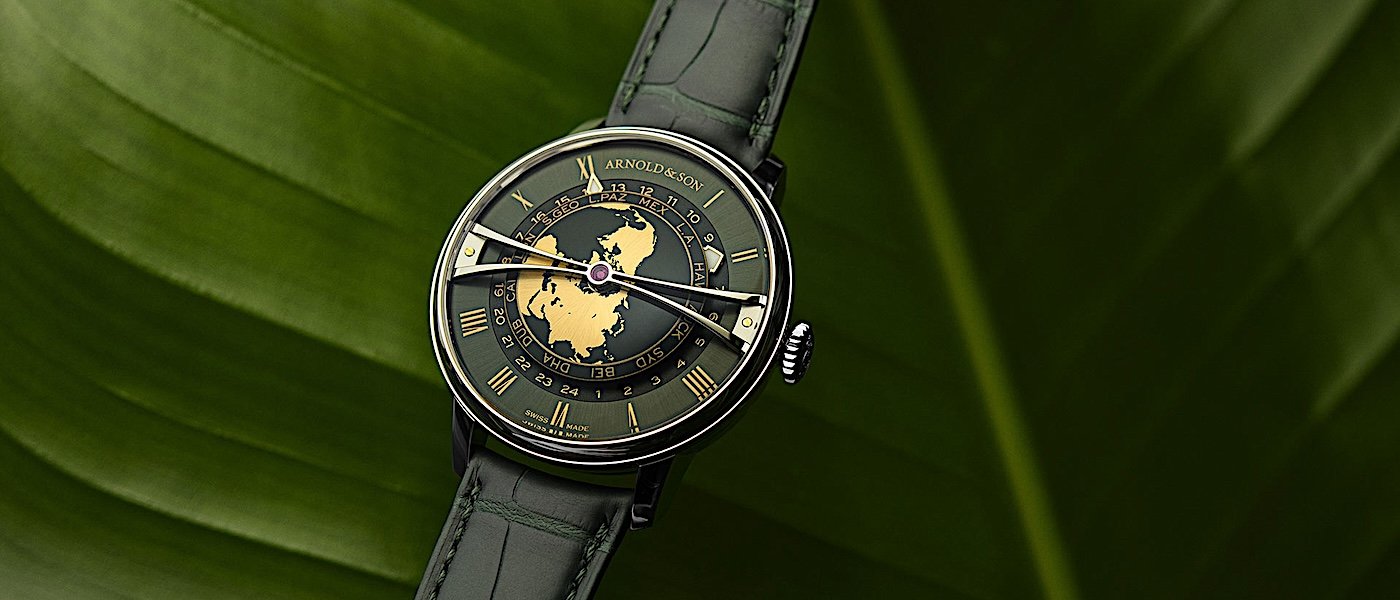 穿越地图的时间美学：ARNOLD & SON Globetrotter 42