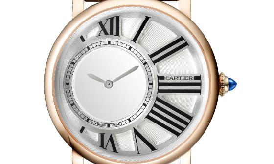 Rotonde de Cartier神秘腕表玫瑰K金