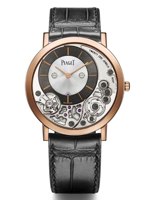 全球最纤薄机械腕表—Altiplano 38mm 900P腕表（18K玫瑰金）