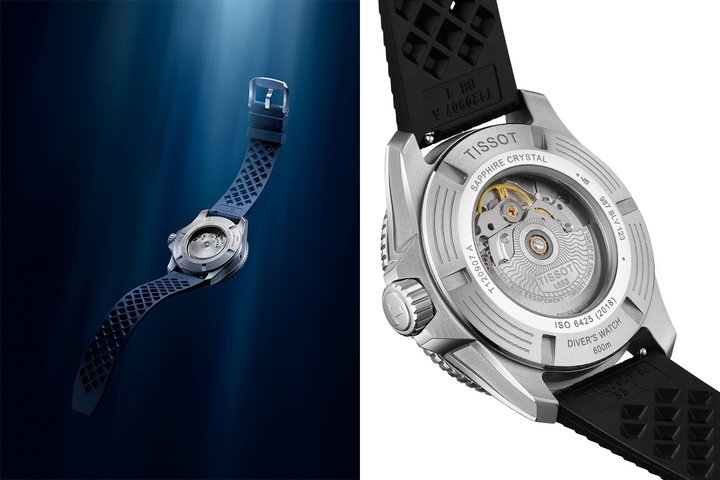 防水 600 米的 Seastar 2000，搭载 Powermatic 80 自动上链机芯，提供长达 80 小时的充沛动力。