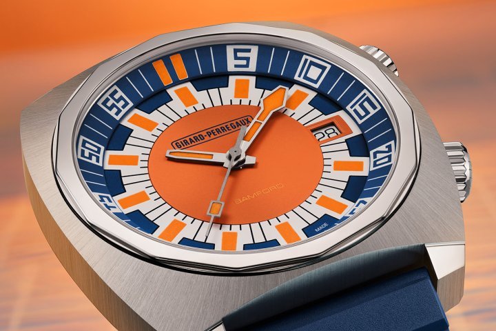这款腕表的表盘既保留了具有时代特征的芝柏标识，又融入了Bamford Watch Department的现代美学基因，共同构筑兼具复古与当代气息的美学风格。