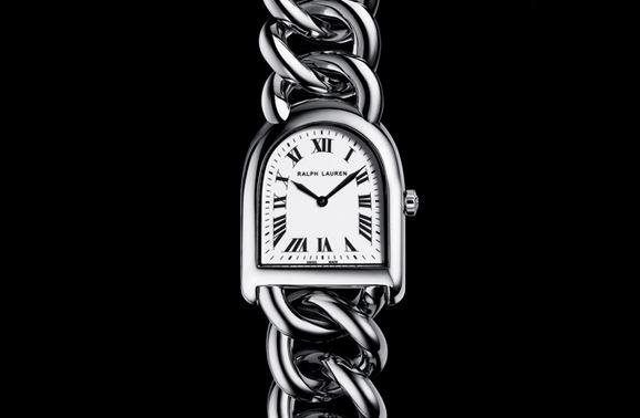 Ralph Lauren Stirrup Steel Link精钢链节小型腕表