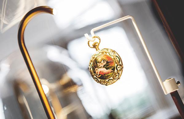 1906年欧米茄新艺术风格LèPINE怀表