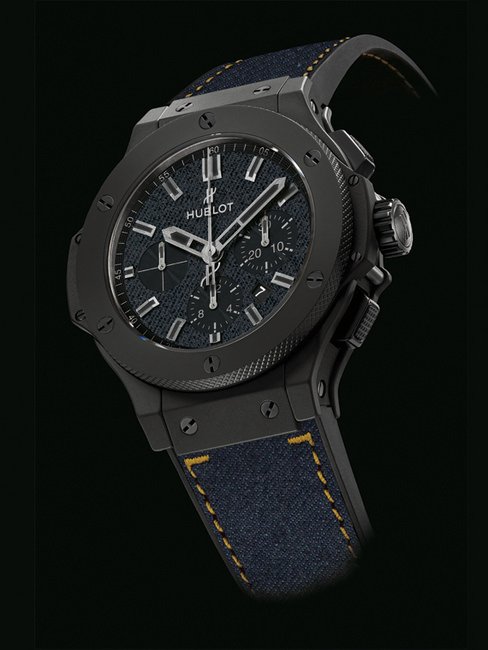 HUBLOT宇舶表44毫米Big Bang深蓝牛仔陶瓷腕表（限量250只）