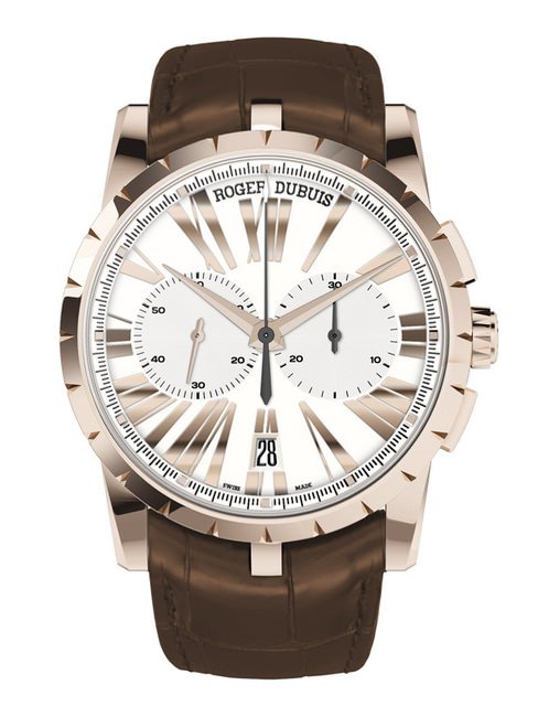 Excalibur 42 Chronographe玫瑰金计时腕表（DBEX0390），参考价：RMB 304,000