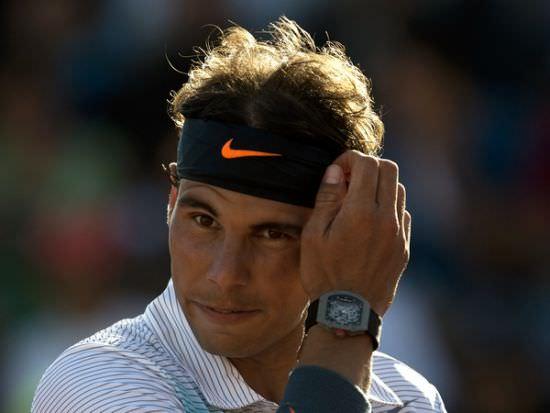 纳达尔手戴昂贵腕表Richard Mille参赛