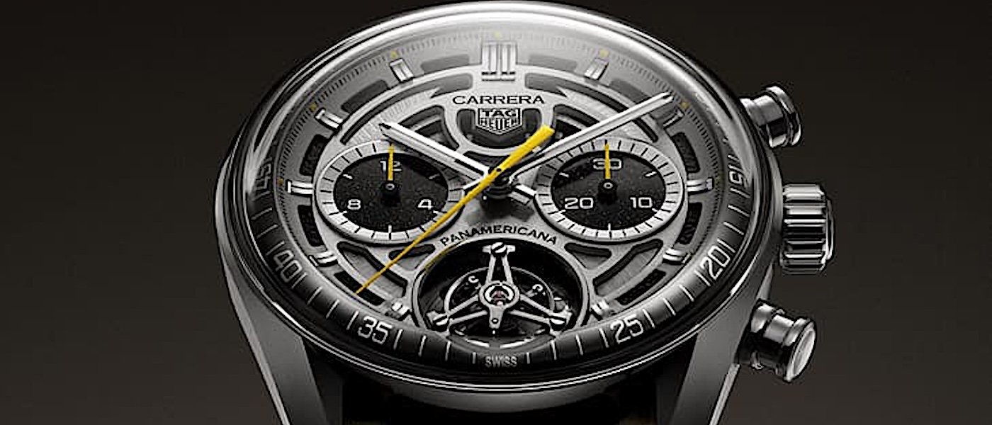 泰格豪雅以保时捷经典赛车为灵感 打造Carrera陀飞轮计时码表泛美公路赛限量版