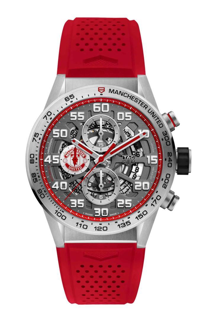 Carrera Heuer 01 曼联特别版计时码表