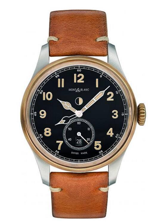 万宝龙1858系列双时区自动上链腕表 编码：116479