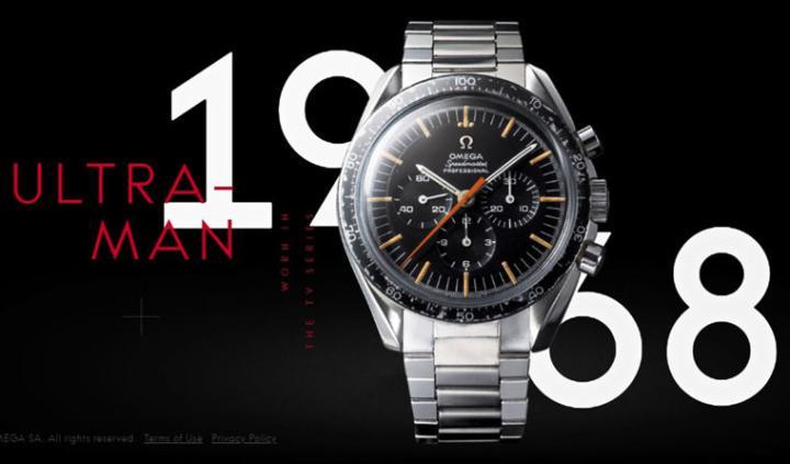 OMEGA Speedmaster是美国太空总署认可的登月腕表，因此亦有Moon Watch之称，后来Ultraman之父圆谷英二看中，把它加入Ultraman电视剧