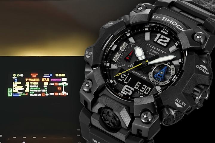 表盘细节呼应拉力赛精神，多色设计灵感来自 TLC 达卡拉力赛车的导航系统，从车辆信息与驾驶显示色彩中撷取红、蓝、黄三色，呈现于两个内嵌表盘指针与秒针之上。