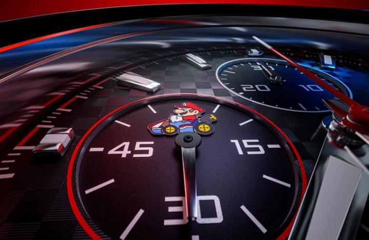 泰格豪雅继2021年后再度与任天堂公司合作开发最新玛利欧赛车联名表。