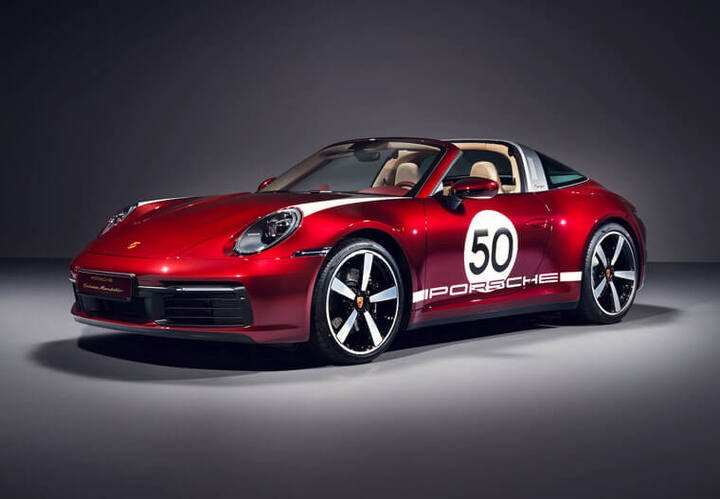 保时捷近期引起高度关注的911 Targa 4S Heritage Design Edition限量超跑