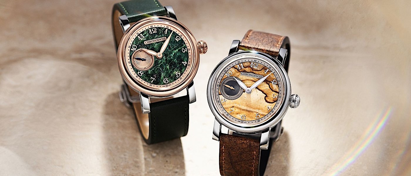 腕藏大地印记，Chronoswiss 天然矿石小三针腕表