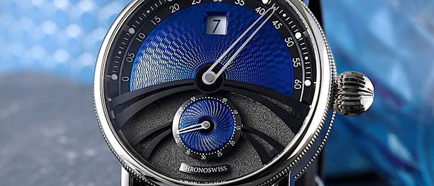 CHRONOSWISS瑞宝Delphis跳时逆跳表以机刻雕花工艺替手表颜值加分