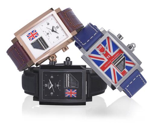 Boegli推出的 Union Jack 英国国旗系列腕表