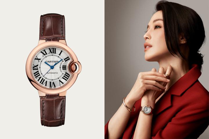 Ballon Bleu de Cartier 腕表，表径 33 毫米，参考售价：¥ 98，300。