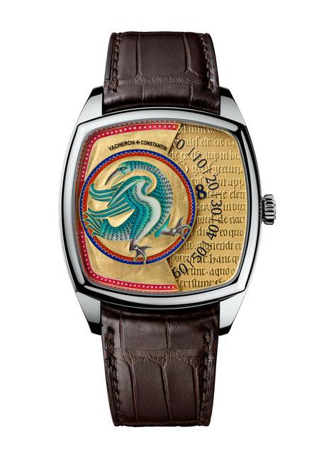  Métiers d'Art艺术大师Savoirs Enluminés腕表翡翠鸟款，限量发行20枚，每枚腕表表壳背盖刻有「N°X/20」字样