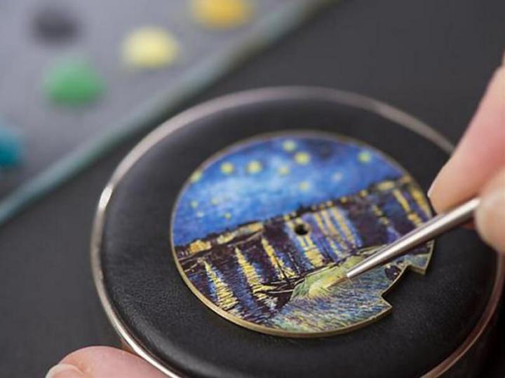 《隆河上的星空》