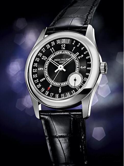 Calatrava Ref. 6006G秉承Calatrava系列的传统，将小三针设于4点位至5点位之间，也突显240机芯的特点