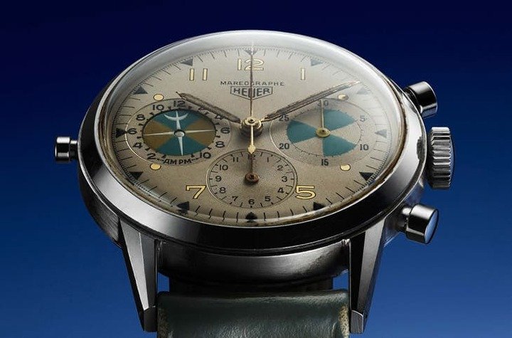 Hodinkee和TAG HEUER选择后者1970年代为A&F打造的2444C计时码表为蓝本，衍生出双方最新联名作品。