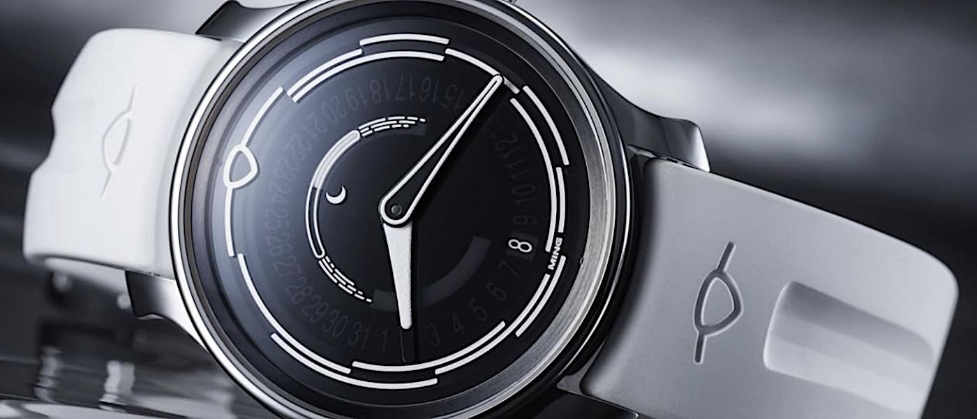 犹如太空时代月相 MING 37.05 Lunatic 夜光进度条新格局