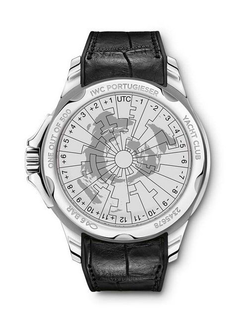 Portugieser Yacht Club Worldtimer IWC葡萄牙系列航海精英世界时间腕表的世界时间功能可以让佩戴者轻松辩读包括当前的UTC国际协调时间在内的13个时区的时间