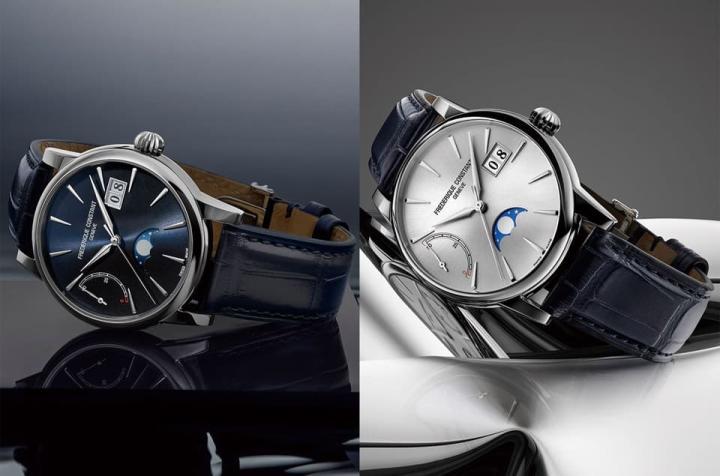 除了限量35只与350只铂金与玫瑰金款外，百年典雅动力储存大日期自制机芯手表还有两款非限量的不锈钢版本，分别采用蓝色或银色面盘。
