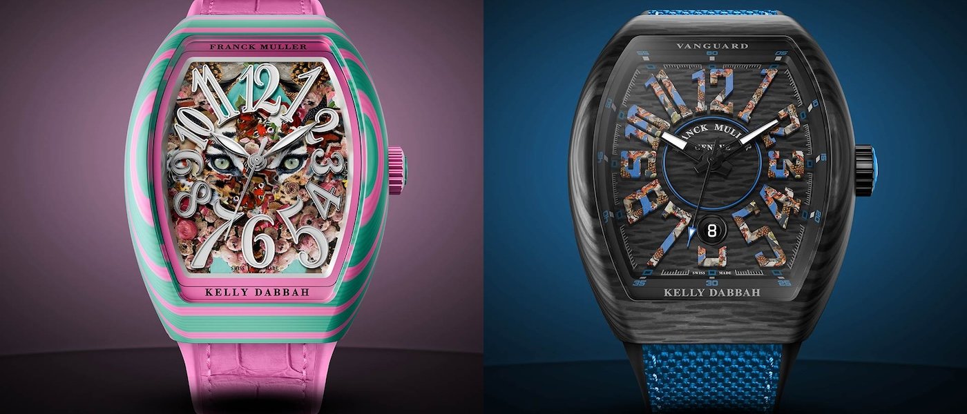 艺术拼绘时间肌理：FRANCK MULLER Vanguard Kelly Dabbah