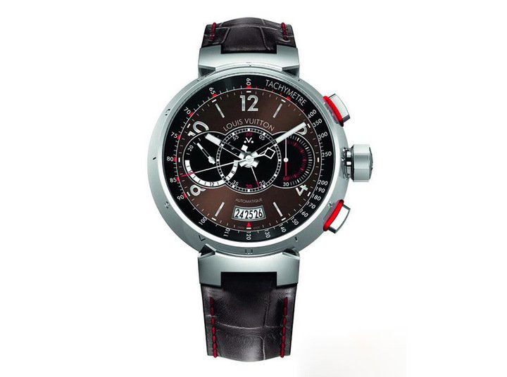 金指针奖入围表款之路易威登 (Louis Vuitton) Tambour Automatic Chronograph Voyagez Essential