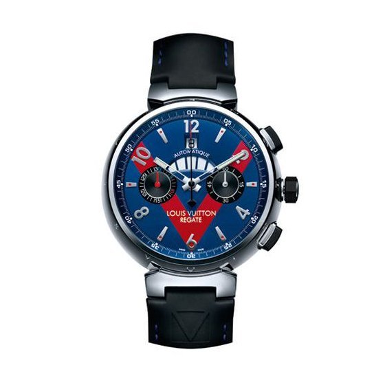 TAMBOUR AUTOMATIC REGATTA NAVY CHRONOGRAPH by Louis Vuitton